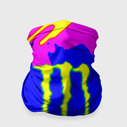 Бандана-труба Monster energy краски цветные, цвет: 3D-принт