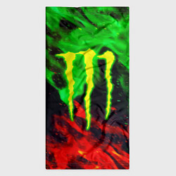 Бандана-труба Monster energy огонь лого, цвет: 3D-принт — фото 2
