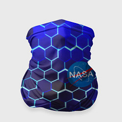 Бандана Nasa голубая броня