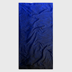 Бандана-труба Текстурный из синего в чёрный градиент, цвет: 3D-принт — фото 2