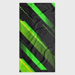 Бандана-труба Color black green, цвет: 3D-принт — фото 2