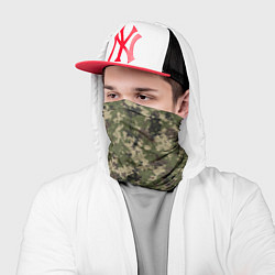 Бандана-труба Камуфляж защитный пиксельный, цвет: 3D-принт — фото 2