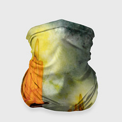 Бандана-труба Две горящие свечи в темноте, цвет: 3D-принт