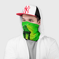 Бандана-труба Уличный зелёный фонарь, цвет: 3D-принт — фото 2