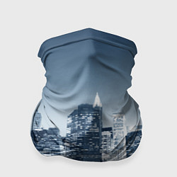 Бандана-труба New York город, цвет: 3D-принт