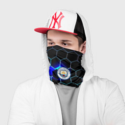 Бандана-труба Манчестер сити броня, цвет: 3D-принт — фото 2