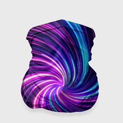 Бандана Неоновый вихрь из светящихся линий