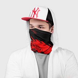 Бандана-труба Манчестер юнайтед текстура краски, цвет: 3D-принт — фото 2