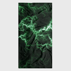 Бандана-труба Lightning green line, цвет: 3D-принт — фото 2