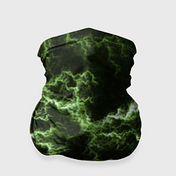 Бандана-труба Lightning green glow, цвет: 3D-принт