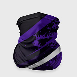 Бандана Color black purple line