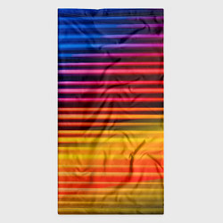 Бандана-труба Полосатый градиент, цвет: 3D-принт — фото 2
