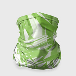 Бандана Color white green