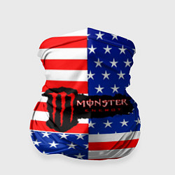 Бандана-труба Monster energy usa pattern, цвет: 3D-принт