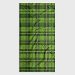 Бандана-труба Зеленый тартан, цвет: 3D-принт — фото 2