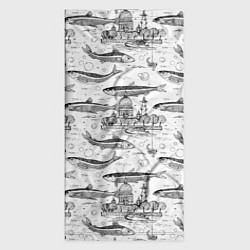 Бандана-труба Корюшка и рыбалка в Питере паттерн, цвет: 3D-принт — фото 2