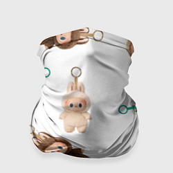 Бандана-труба Много игрушек лабубу, цвет: 3D-принт