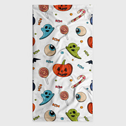 Бандана-труба Halloween pumpkin show, цвет: 3D-принт — фото 2