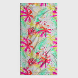 Бандана-труба Palm yellow pink, цвет: 3D-принт — фото 2