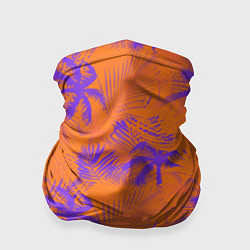 Бандана-труба Palm orange, цвет: 3D-принт