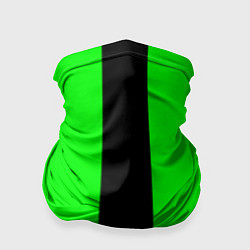 Бандана Color green black line