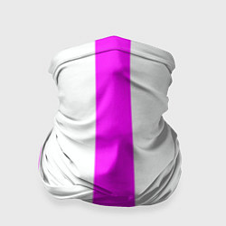 Бандана Color white pink lines