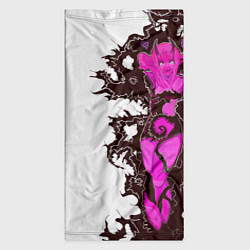 Бандана-труба Your demon neon sexy anime girl cyberpunk tattoo, цвет: 3D-принт — фото 2