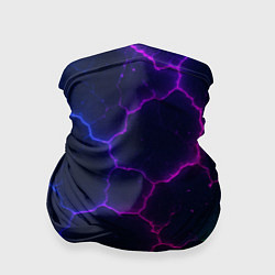 Бандана-труба Неоновый разлом, цвет: 3D-принт