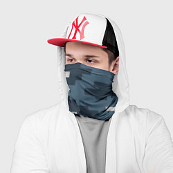 Бандана-труба Пиксельная текстура камуфляж, цвет: 3D-принт — фото 2