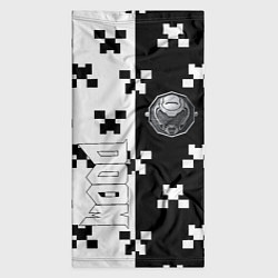 Бандана-труба Doom x minecraft pattern, цвет: 3D-принт — фото 2