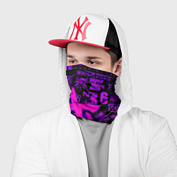 Бандана-труба Doom логотипы игр неон, цвет: 3D-принт — фото 2