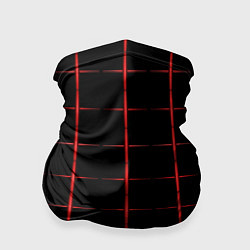 Бандана Color black red crosses