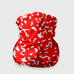 Бандана Красный яркий камуфляж