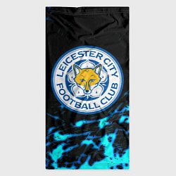 Бандана-труба ФК Лестер Сити голубые краски, цвет: 3D-принт — фото 2