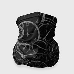 Бандана-труба Паттерн часов - много время, цвет: 3D-принт