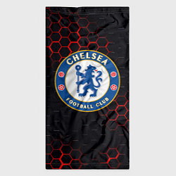 Бандана-труба Челси соты красные, цвет: 3D-принт — фото 2