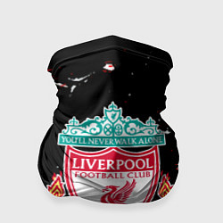 Бандана-труба Liverpool штрихи красок, цвет: 3D-принт