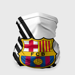 Бандана Barcelona черно белые полосы