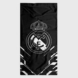 Бандана-труба Real Madrid полосы геомтерия, цвет: 3D-принт — фото 2