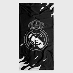 Бандана-труба Реал Мадрид белый огонь, цвет: 3D-принт — фото 2