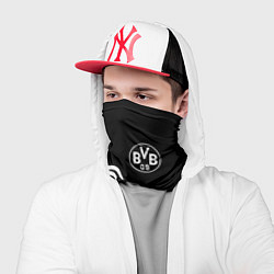 Бандана-труба Borussia дракон белый, цвет: 3D-принт — фото 2