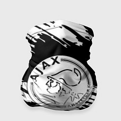 Бандана-труба Аякс белые краски текстура, цвет: 3D-принт