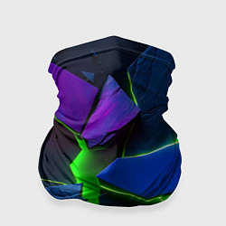 Бандана-труба Neon tile, цвет: 3D-принт