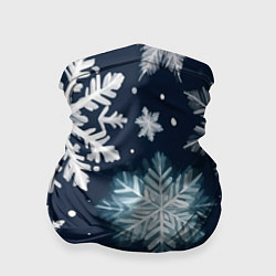 Бандана-труба Снежное небо, цвет: 3D-принт