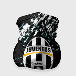 Бандана-труба Juventus краски штрихи текстура, цвет: 3D-принт