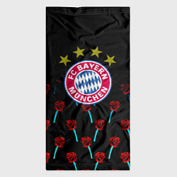 Бандана-труба Бавария Мюнхен розы паттерн, цвет: 3D-принт — фото 2