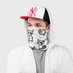 Бандана-труба Много енотов, цвет: 3D-принт — фото 2