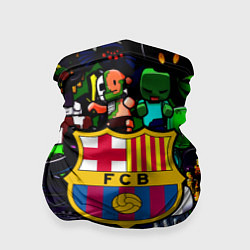 Бандана Minecraft x barcelona fc