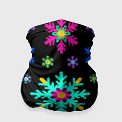 Бандана Снежинки ретро