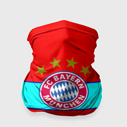 Бандана-труба Бавария Мюнхен полосы линии, цвет: 3D-принт